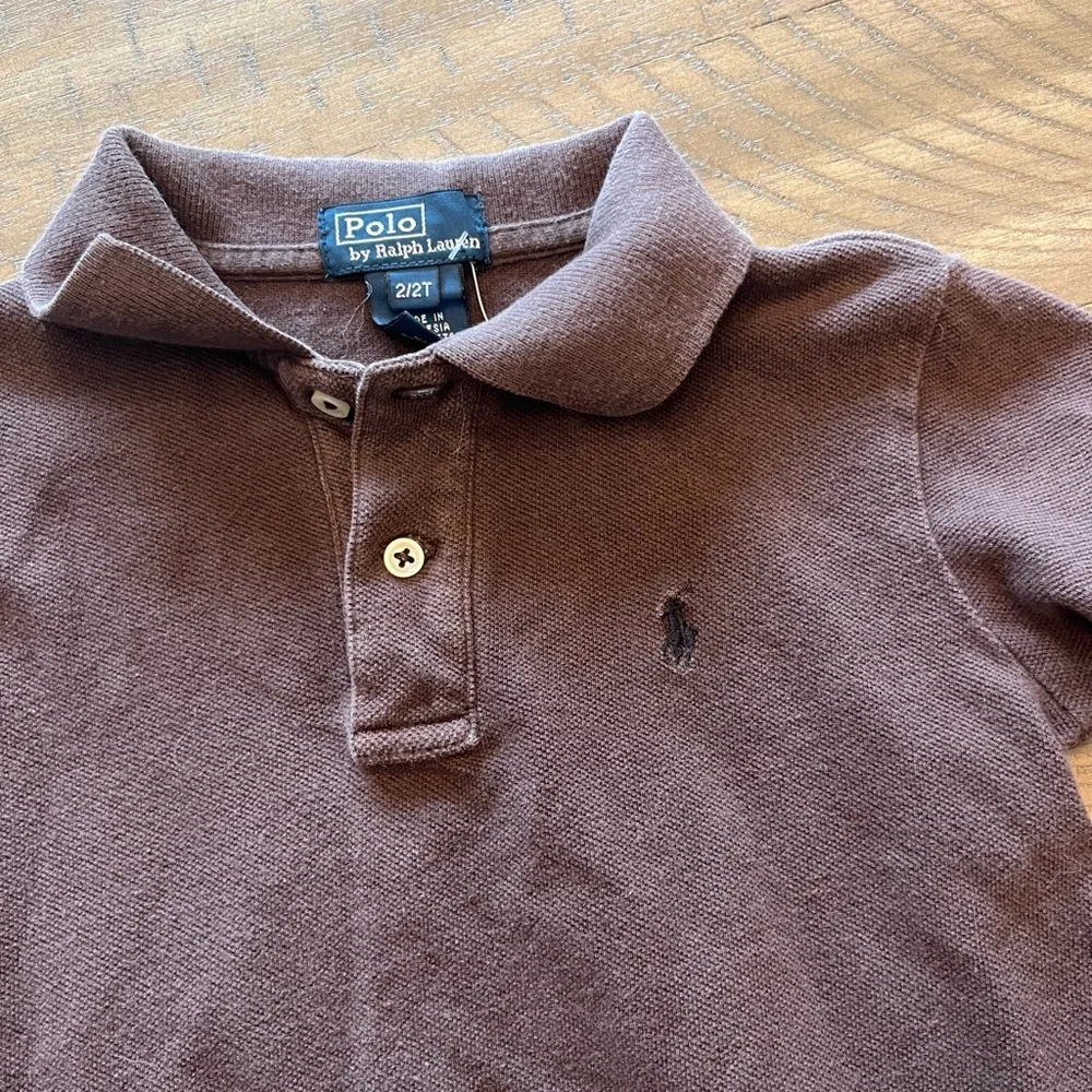 Ralph Lauren Kids Chocolate Polo Shirt